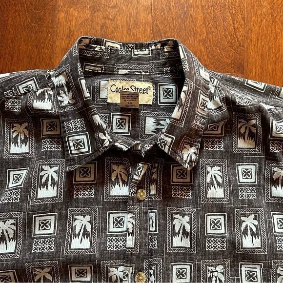 Cooke Street Honolulu Reverse Print Aloha Shirt, Size XL - Picture 2 of 13